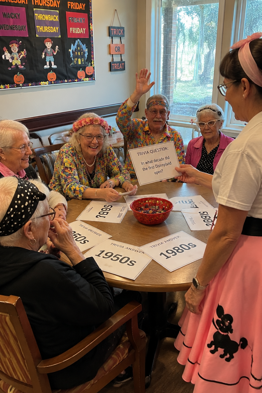 halloween-spirit-week-assisted-living-decade-day-trivia