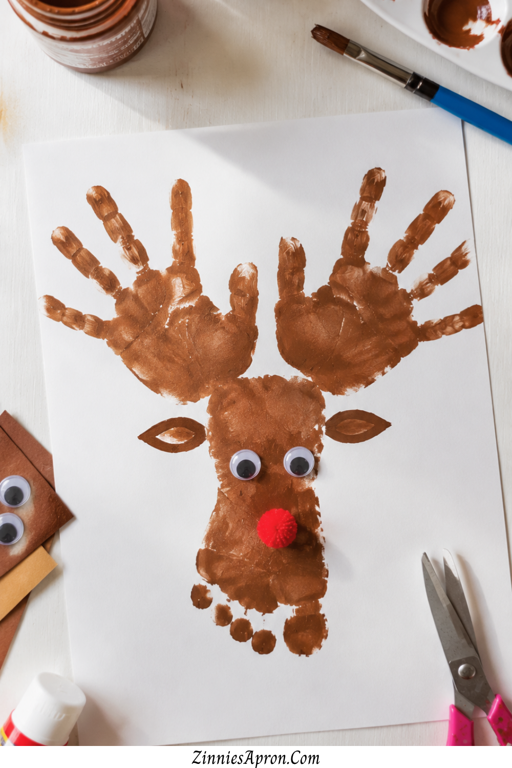 handprint-fall-deer-crafts-kids-footprint-deer-keepsake