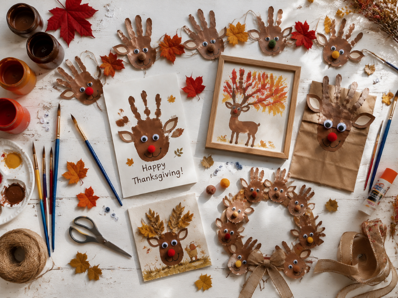 handprint-fall-deer-crafts-kids-keepsake-memory