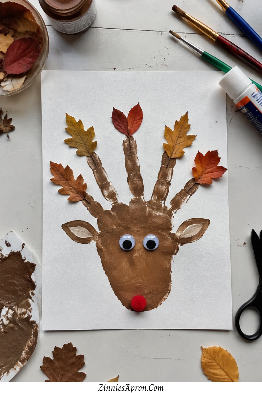 handprint-fall-deer-crafts-kids-leaf-antler-reindeer