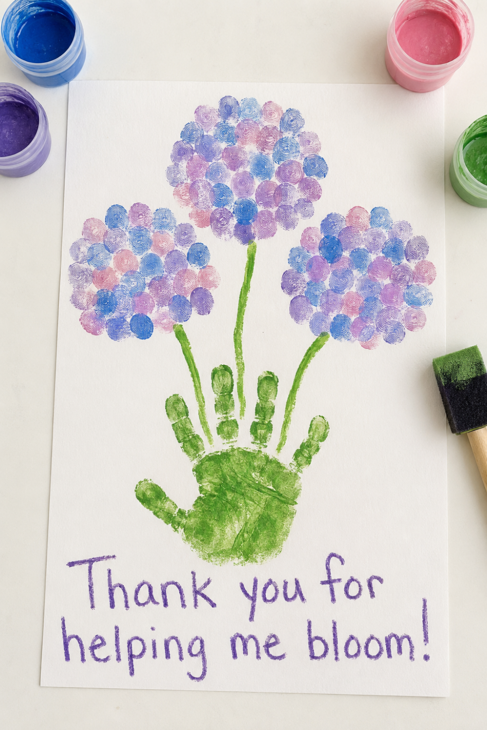 hydrangea-handprint-flower-bouquet-crafts-for-grandparents-day