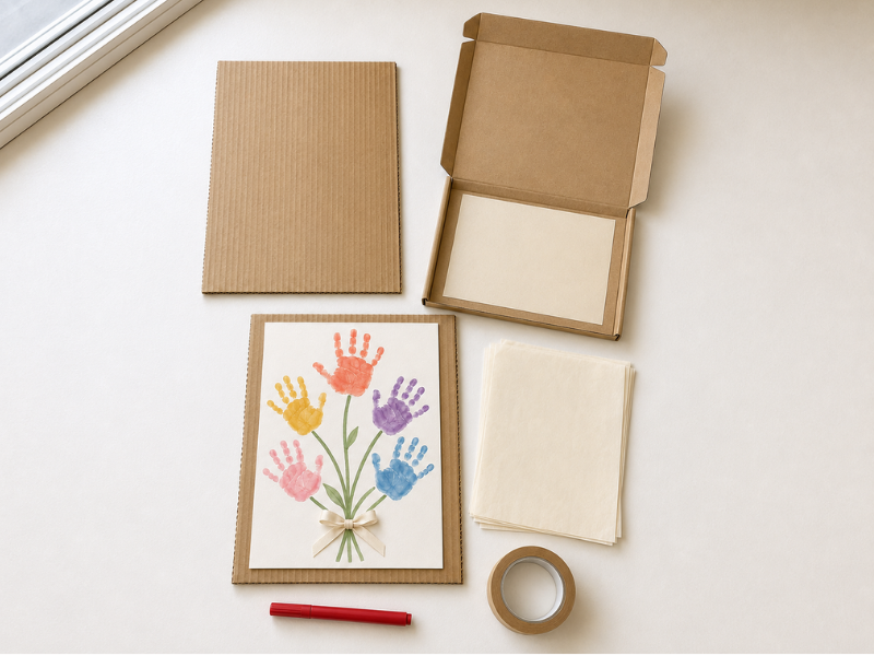 mailing-handprint-flower-bouquet-crafts-for-grandparents-day
