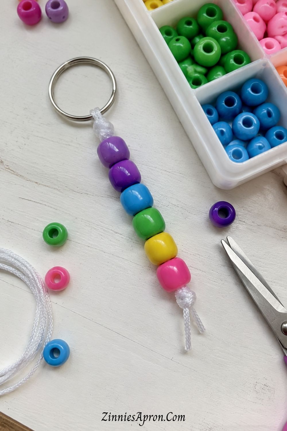 pony-bead-keychain-single-strand-seniors-diy