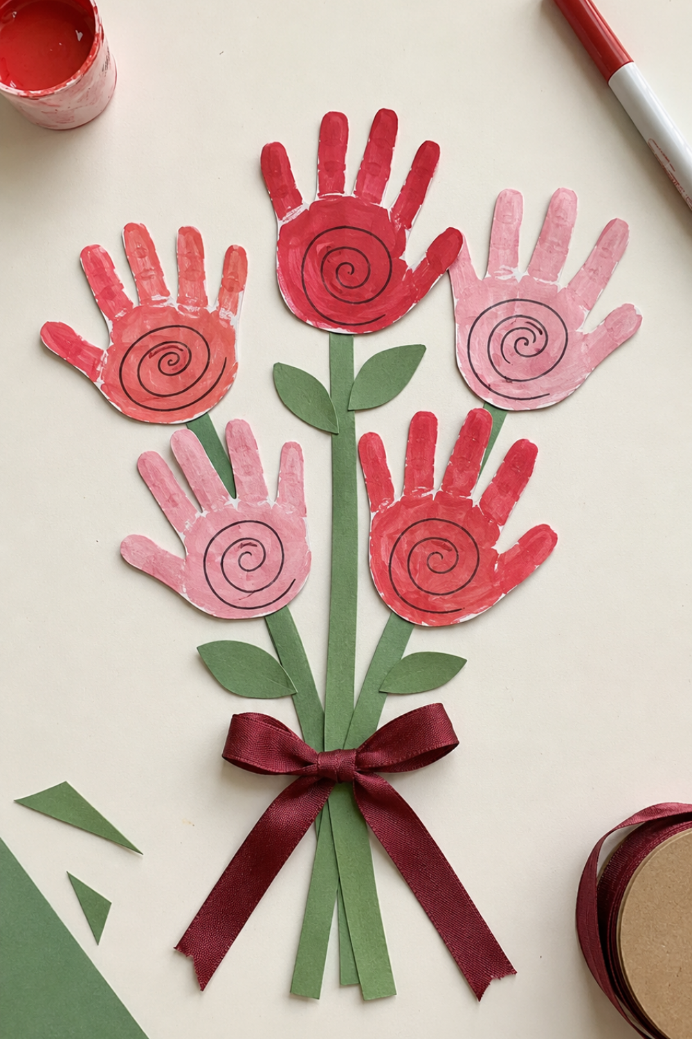 rose-handprint-flower-bouquet-crafts-for-grandparents-day