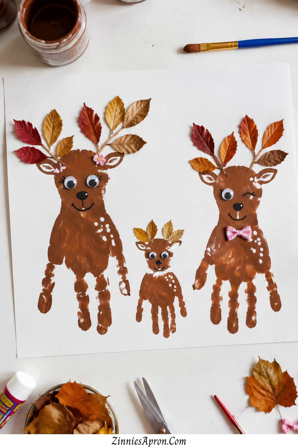 handprint-fall-deer-crafts-kids-deer-family-keepsake