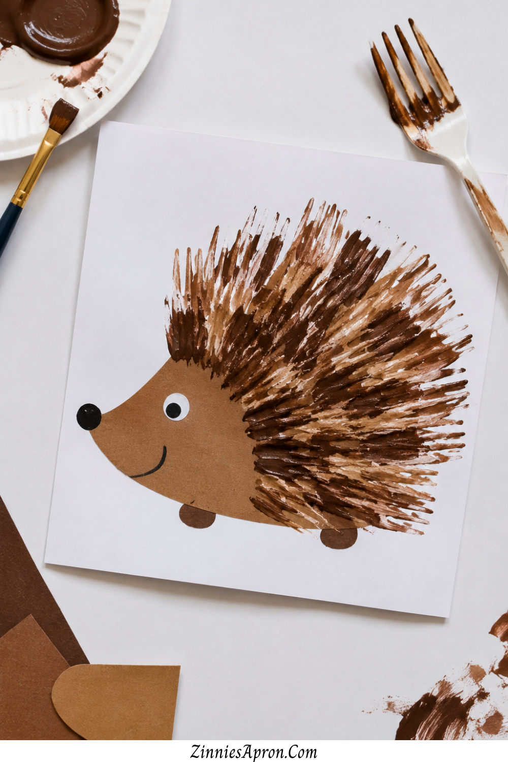 woodland-animal-crafts-for-preschool-fork-painted-hedgehog.jpg