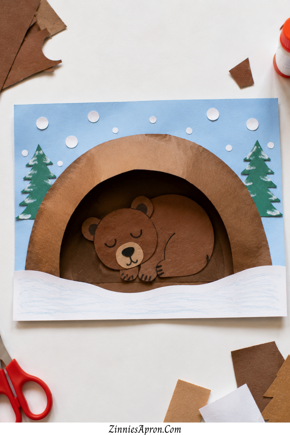 woodland-animal-crafts-for-preschool-hibernating-bear-cave.jpg