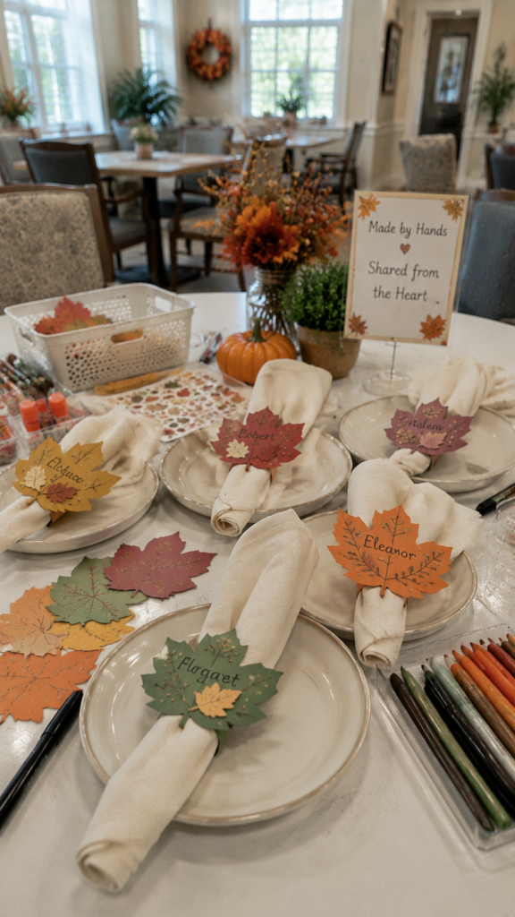 Handmade-Autumn-Leaf-Place-Settings