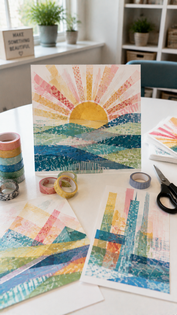 Washi-Tape-Mixed-Media-Art