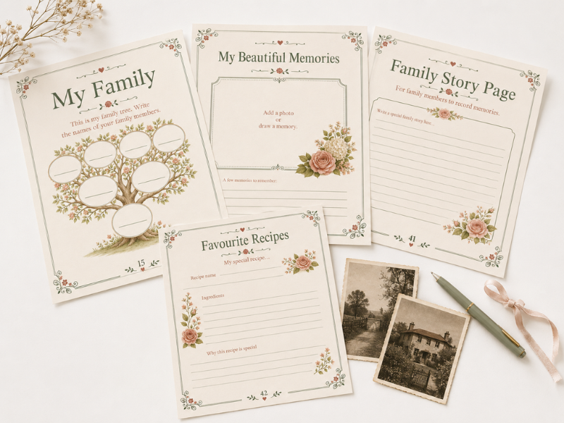 family-memory-book-pages-for-seniors