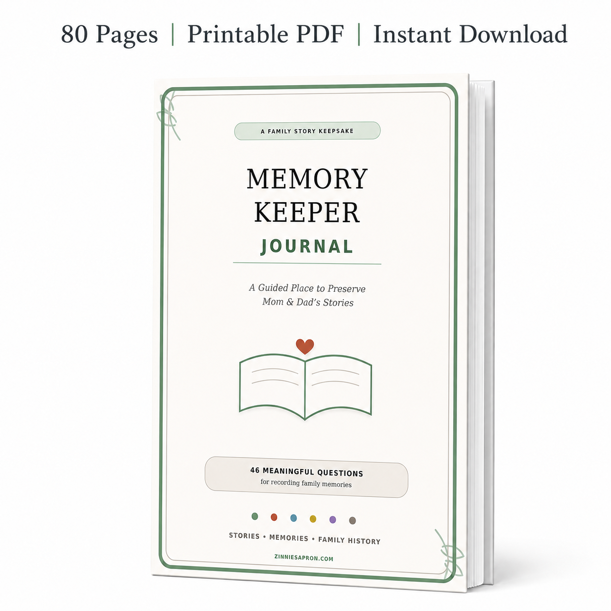 memory keeper journal