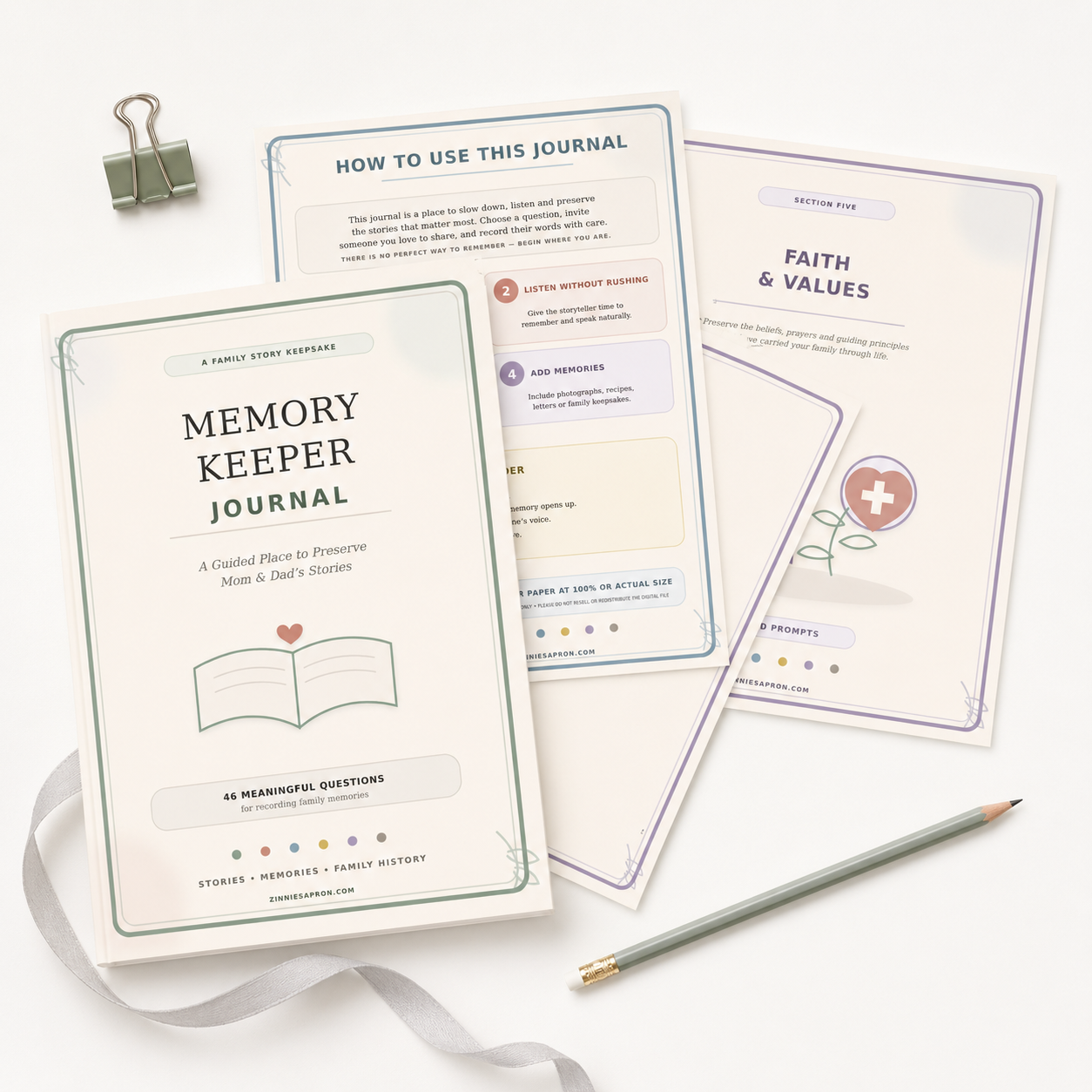 family memory keeper journal