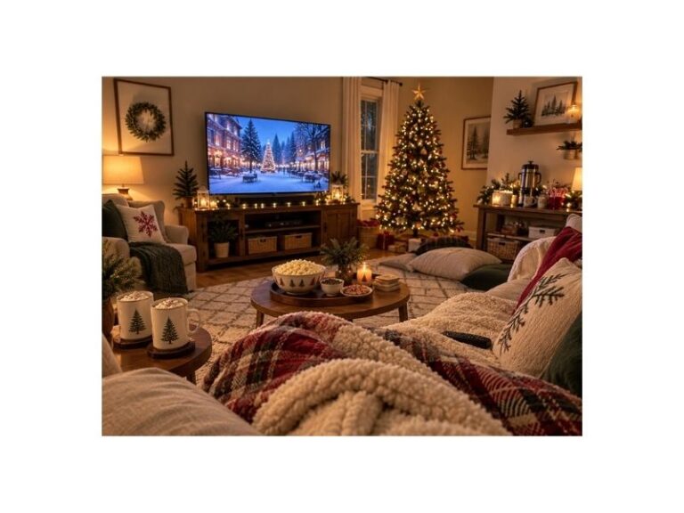 CHRISTMAS MOVE NIGHT SETUP
