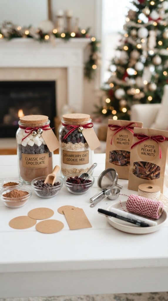Arranging_baking_ingredients_and - mix-on-the-table