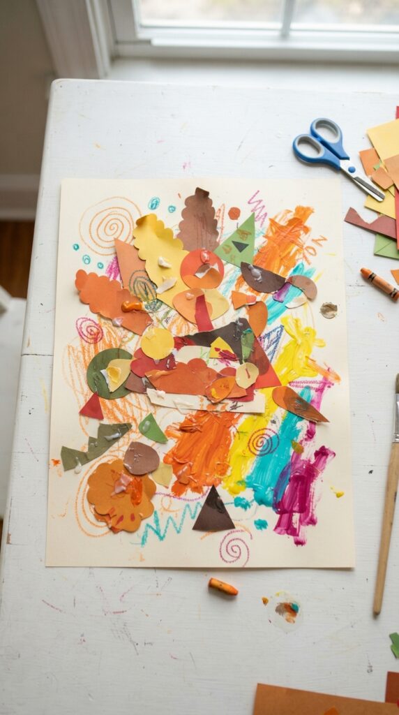 Child_creating_Thanksgiving_paper-craft.