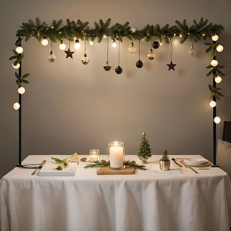 Create-a-Christmas-Frame-Around-the-Food-Table