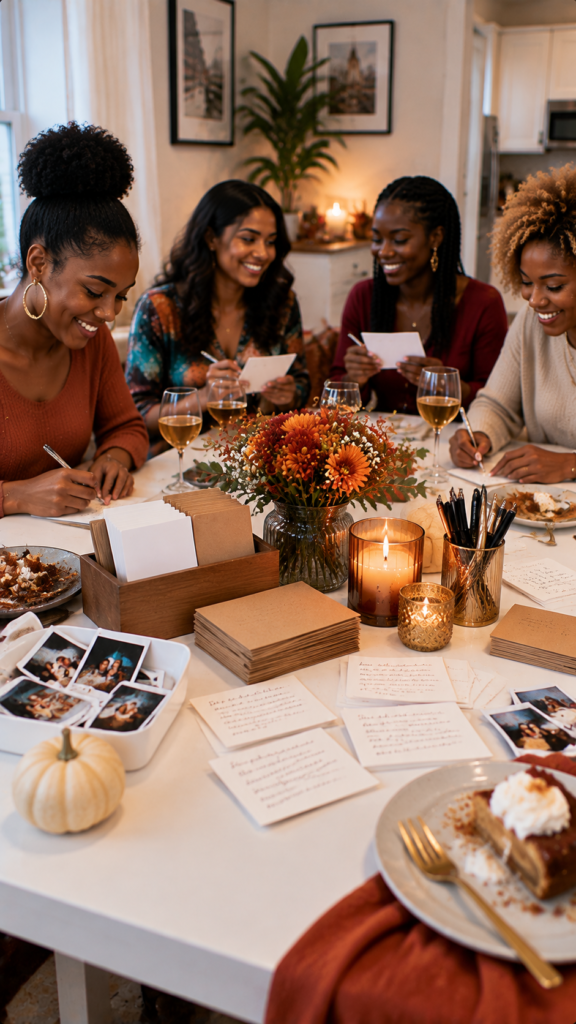 Friends-Card-Writing-Gathering-Friendsgiving-party-ideas.