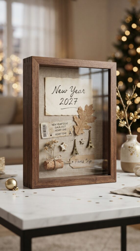 Handmade_New_Year_shadowbox_display