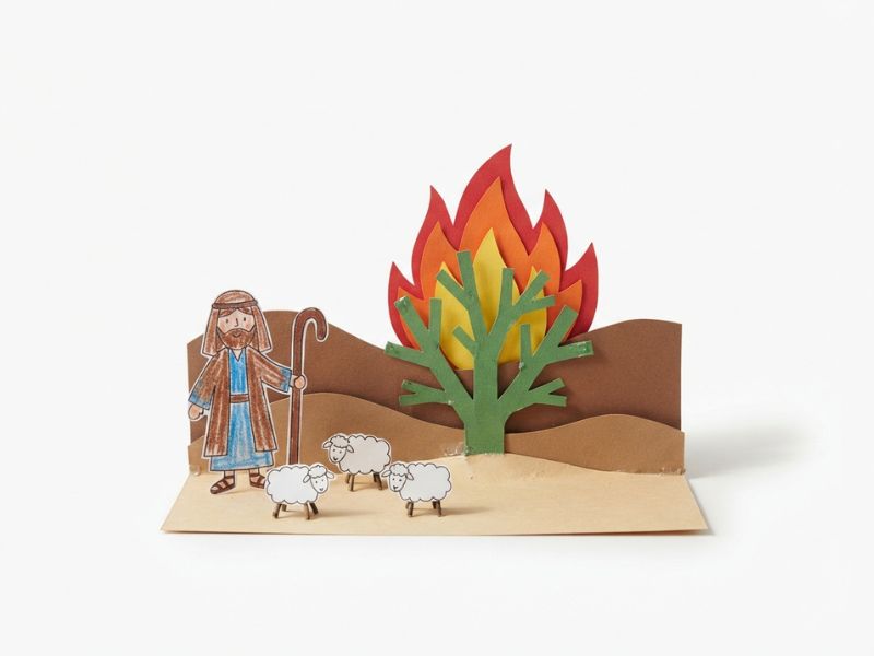 Moses-and-the-burning-bush-crafts-for-kids