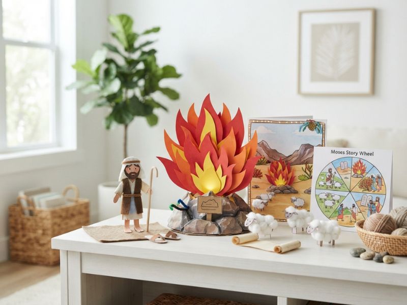 Moses-and-the-burning-bush-crafts-for-kids