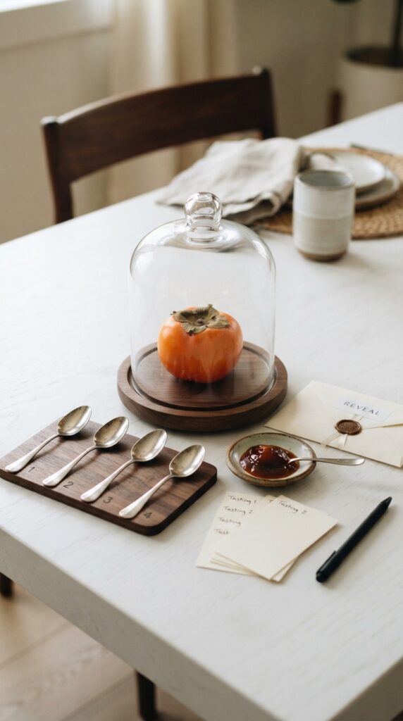 Persimmon_on_table_for_tasting