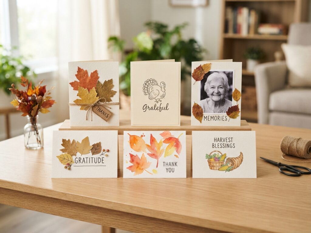 Seniors_displaying_handmade_Thanksgiving-card-craft.