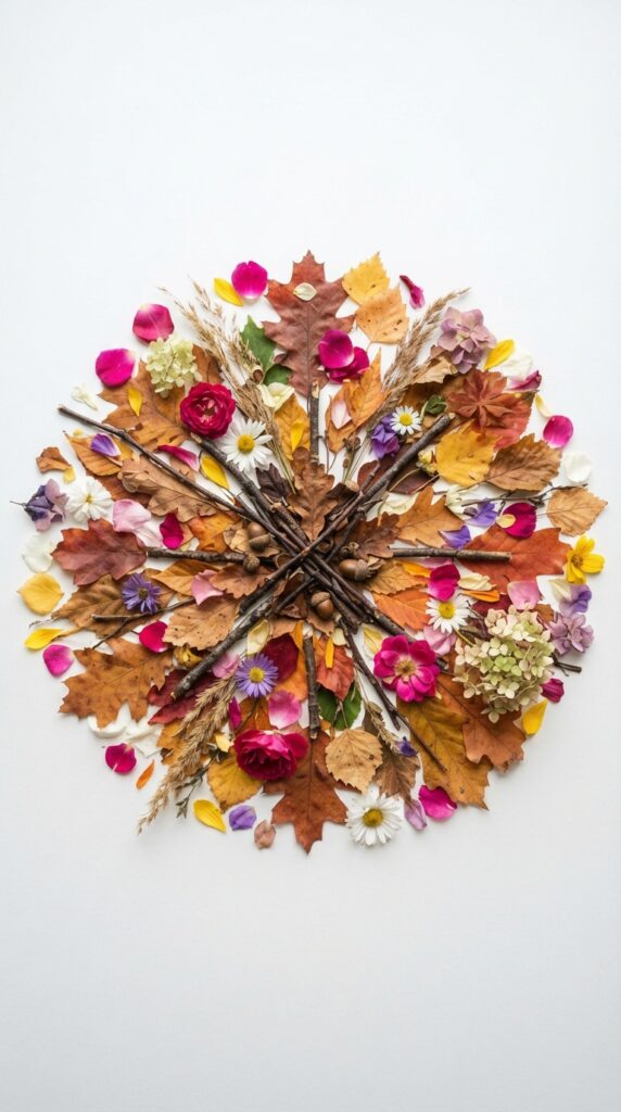 Toddler_arranging_autumn_leaves.