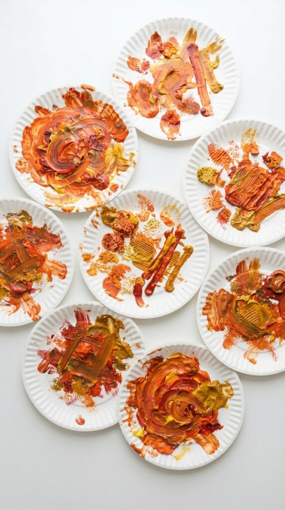 Toddler_painting_autumn_paper_plate-craft