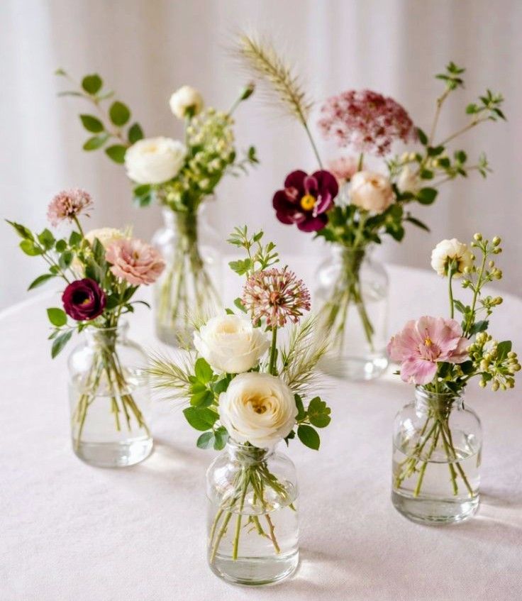 Use-Small-Vases-Instead-of-One-Large-Arrangement.