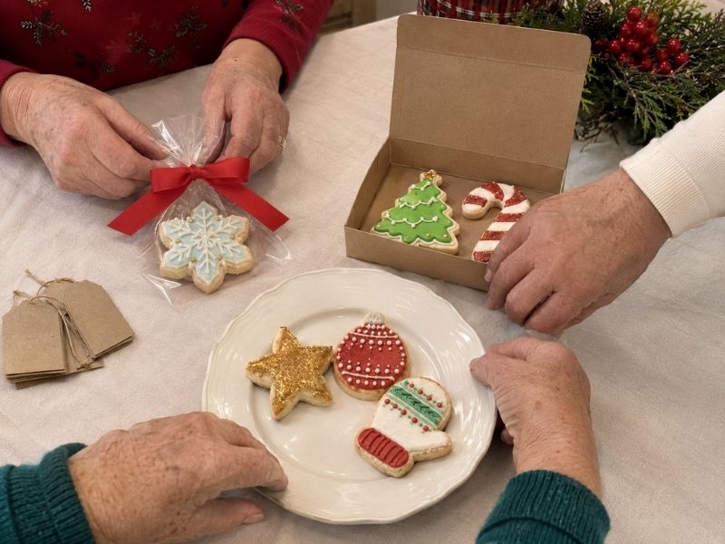 christmas-cookie-decorating-for-seniors-cookie-packaging