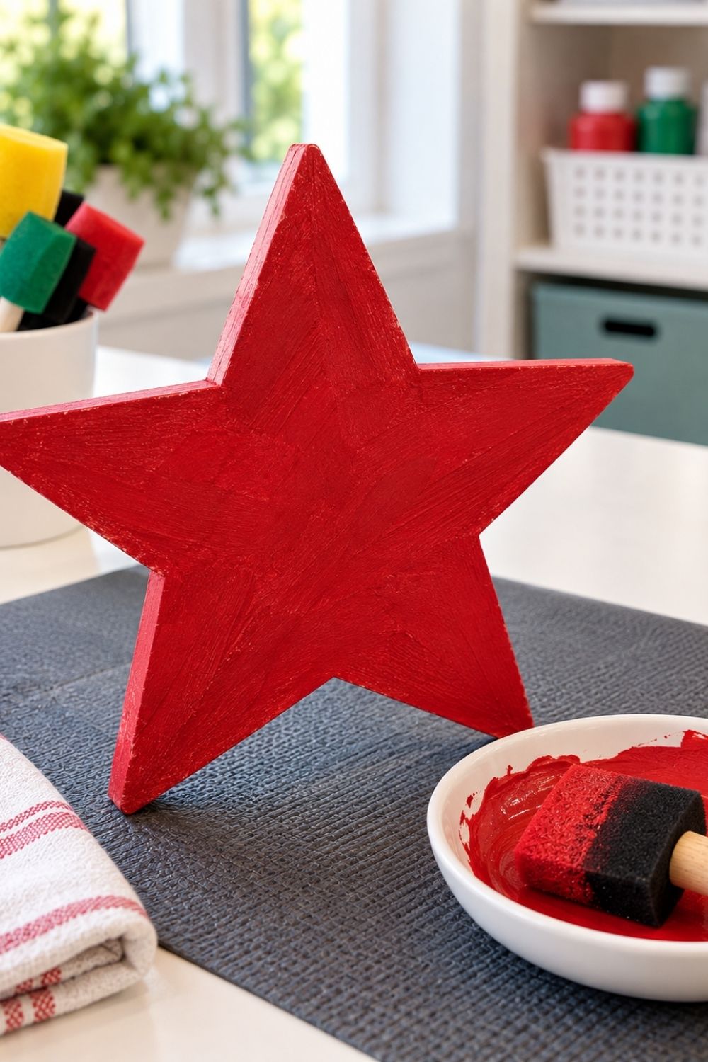 christmas-crafts-for-seniors-painted-wooden-star