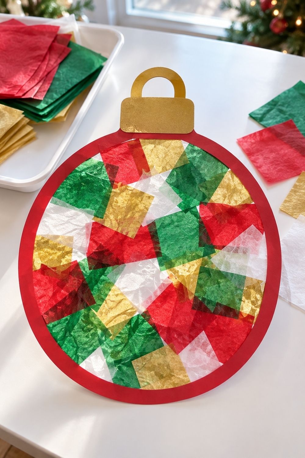 christmas-crafts-for-seniors-tissue-paper-ornament