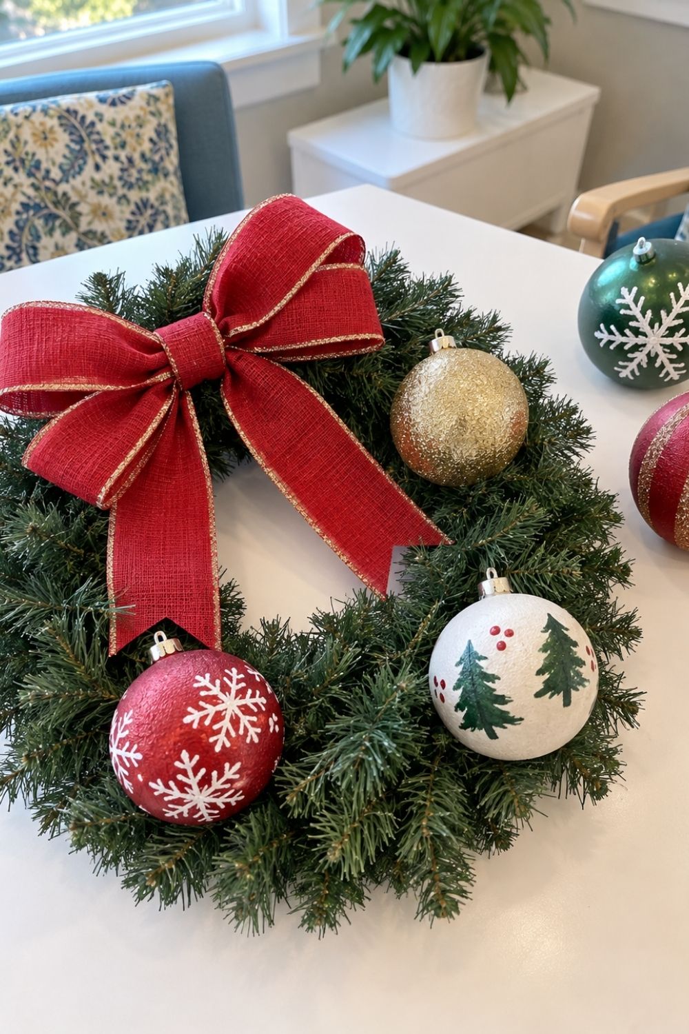 christmas-wreath-december-crafts-for-seniors-in-assisted-living
