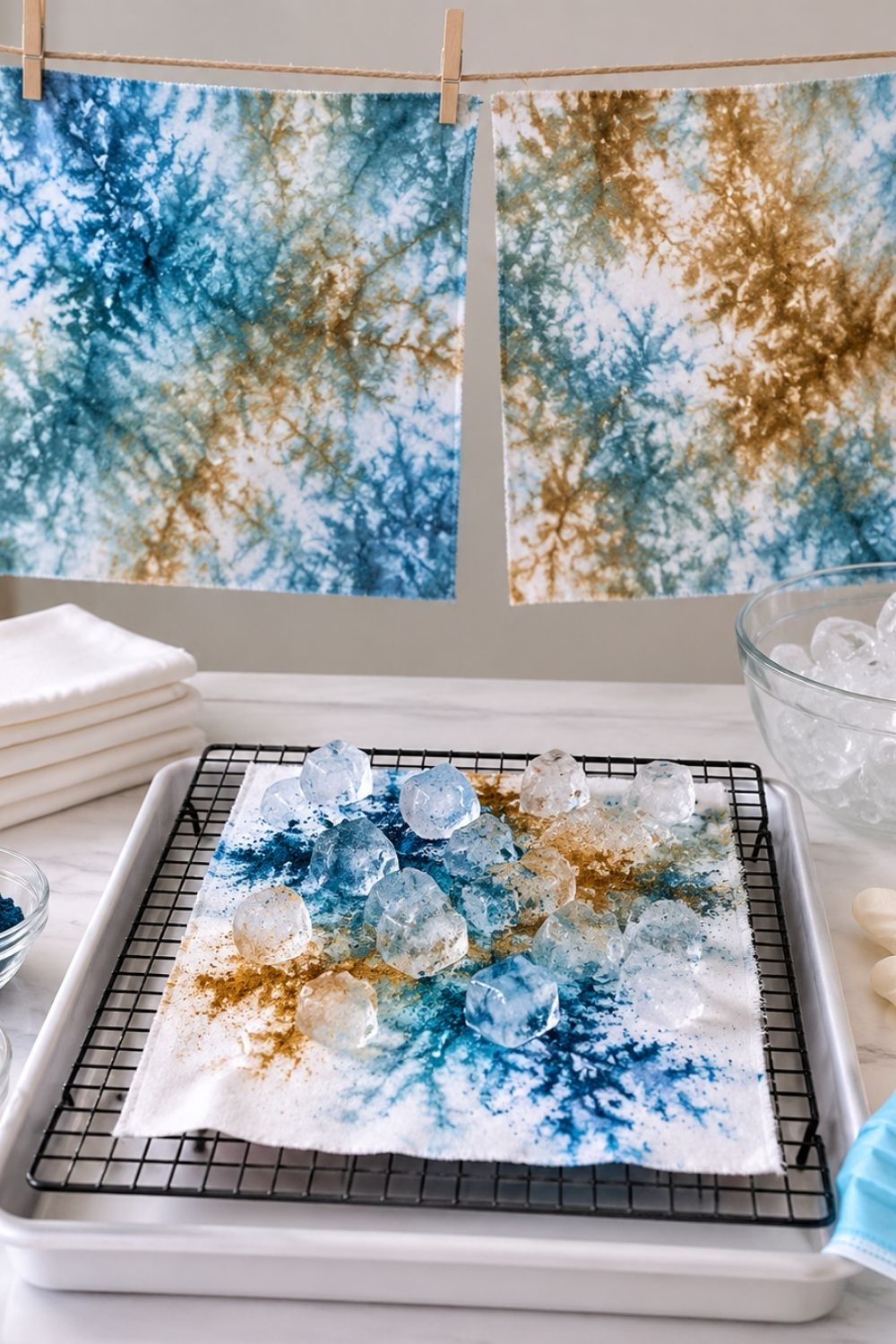 snow-dyed-listening-cloth-winter-christian-craft-night-ideas