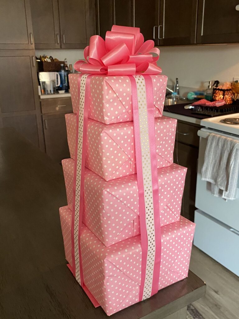 Arrange-Several-Wrapped-Gifts-Into-One-Display