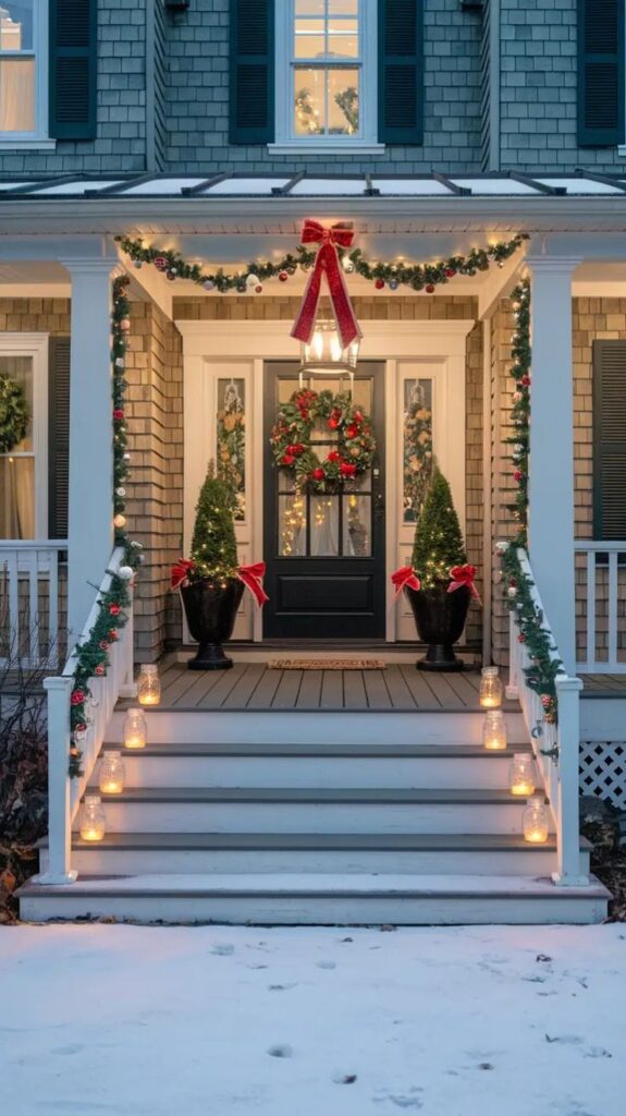 Battery-Powered-Timer-Lights-Woven-Through-a-Wreath-or-Garlands.