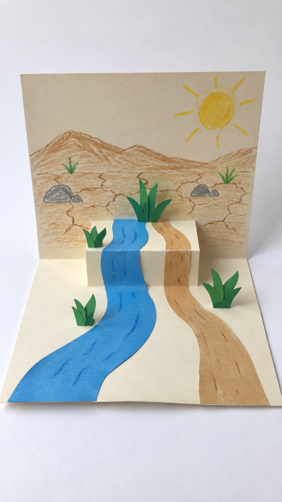 Child-made-pop-up-Bible-landscape