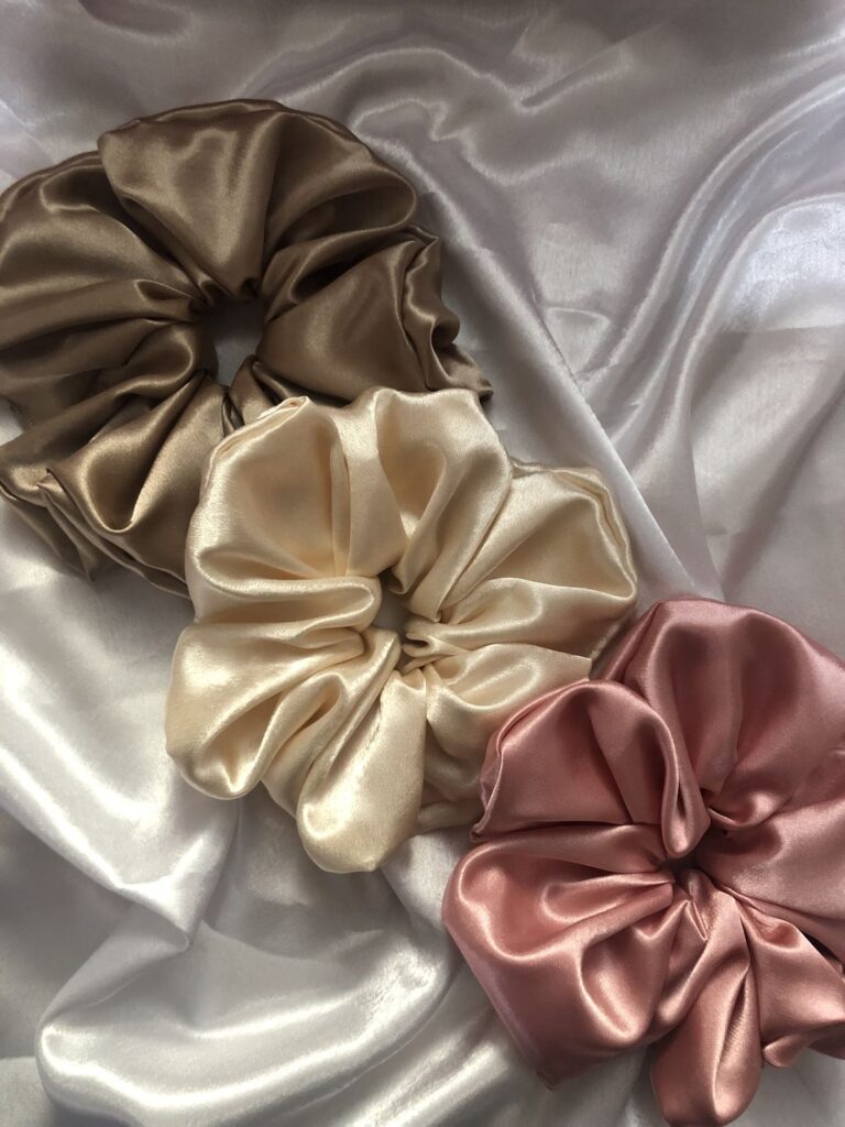  Handmade-Satin-or-Velvet-Scrunchies.