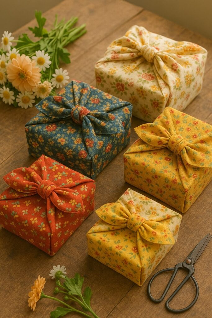 Turn-Fabric-Scraps-Into-a-Decorative-Gift-Band