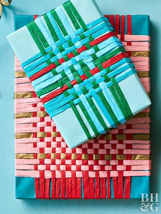 Weave-Paper-Strips-to-Make-Your-Own-Gift-Wrap-Design