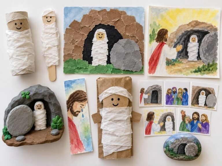 jesus-raises-lazarus-crafts-for-kids-featured-image